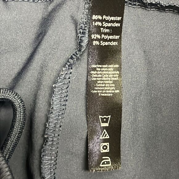 Apana Women’s Slate Blue Pull-On Cargo Joggers Drawstrings Elastic Waist-Medium - Picture 12 of 12